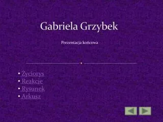 gabriela grzybek