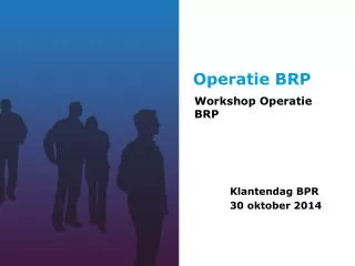 workshop operatie brp