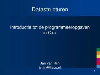 datastructuren