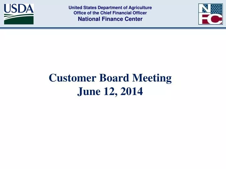 customer board meeting june 12 2014