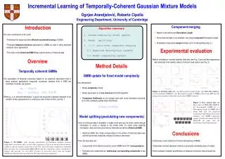 Incremental Learning of Temporally-Coherent Gaussian Mixture Models