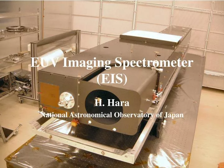 euv imaging spectrometer eis