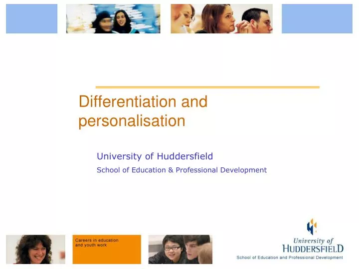 differentiation and personalisation