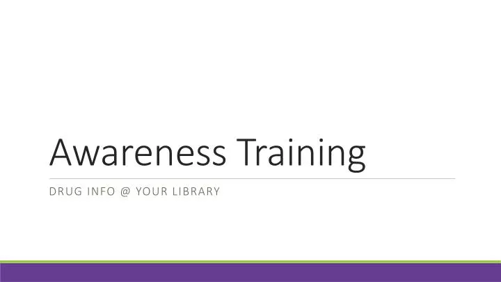 awareness training