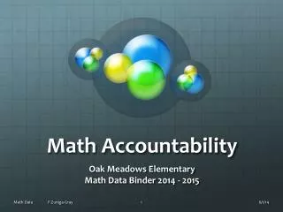 Math Accountability