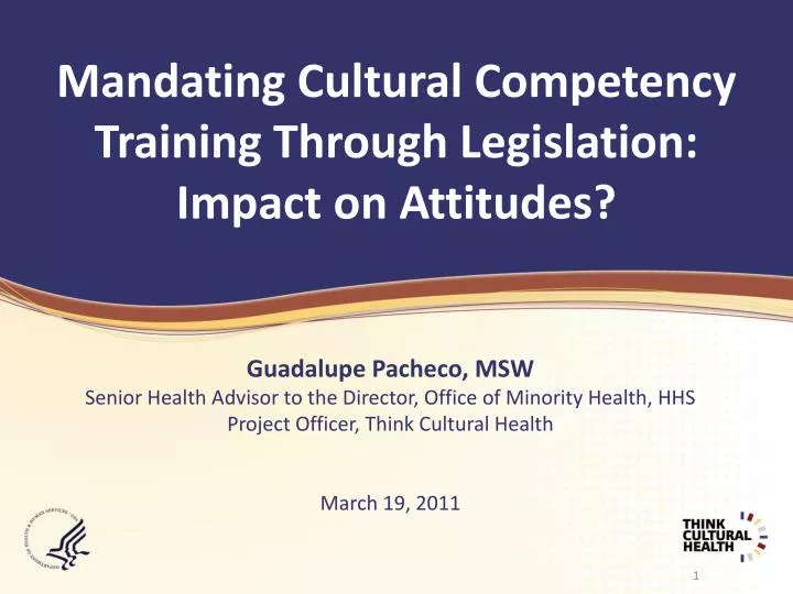 mandating cultural competency training through legislation impact on attitudes