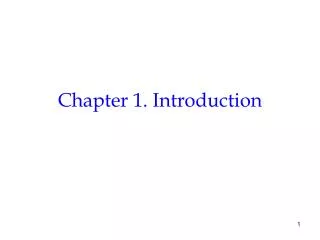 chapter 1 introduction