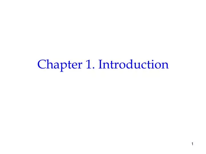 chapter 1 introduction