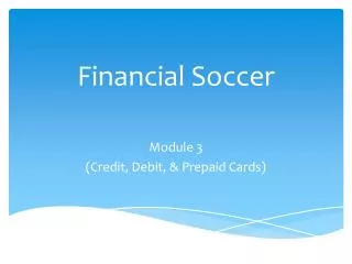 Financial Soccer