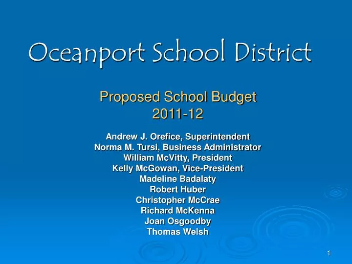 oceanport school district