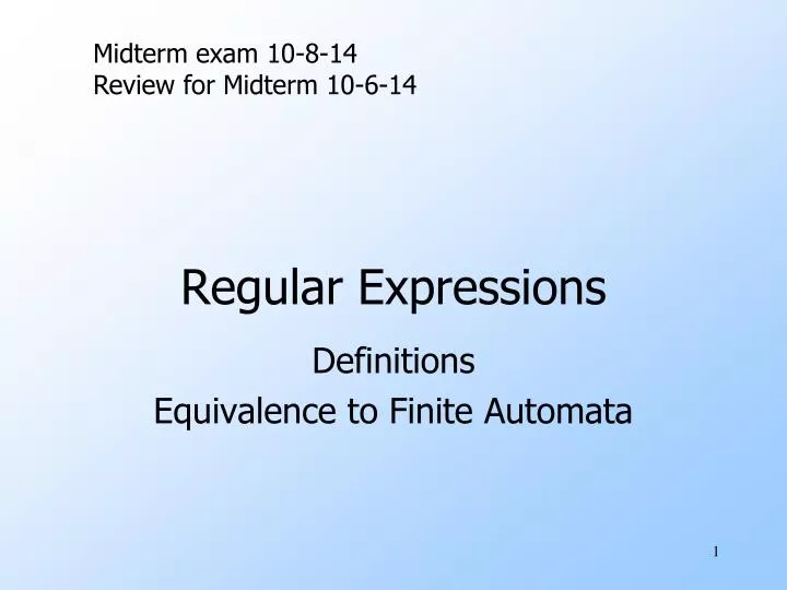 regular expressions