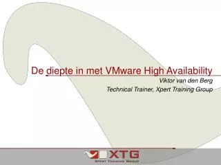 de diepte in met vmware high availability