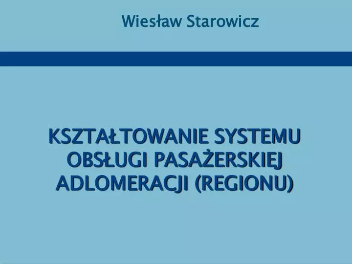 wies aw starowicz