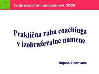 tatjana zidar gale