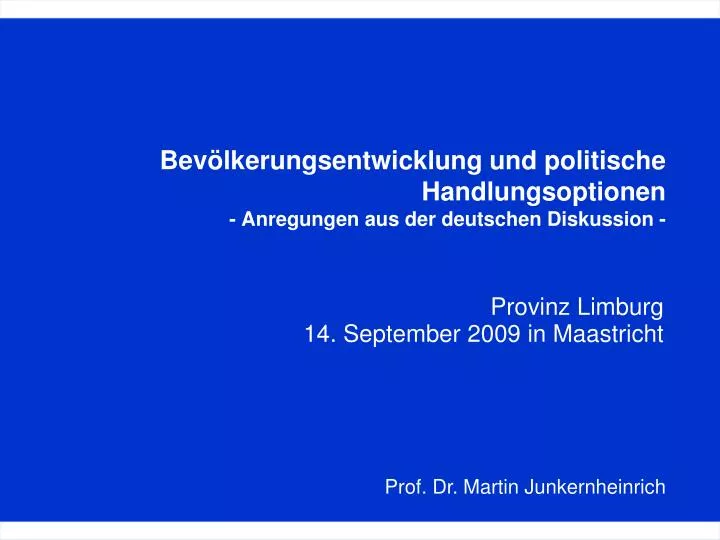 bev lkerungsentwicklung und politische handlungsoptionen anregungen aus der deutschen diskussion