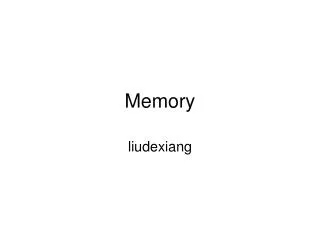 memory