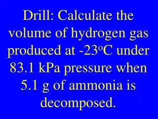 Review Drill &amp; Tests