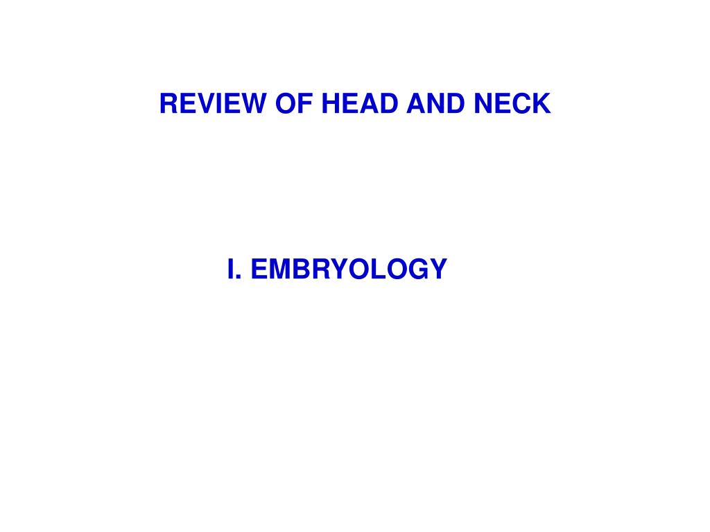 PPT - REVIEW OF HEAD AND NECK PowerPoint Presentation, free download ...