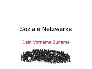 soziale netzwerke