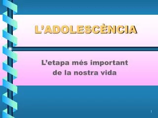 l adolesc ncia
