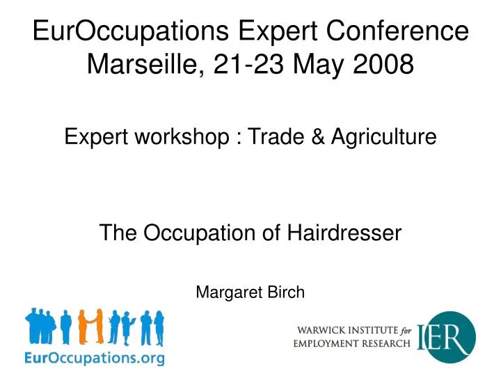 euroccupations expert conference marseille 21 23 may 2008