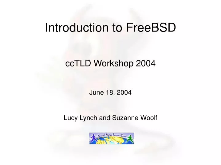 cctld workshop 2004 june 18 2004 lucy lynch and suzanne woolf
