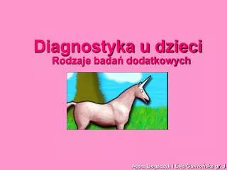 diagnostyka u dzieci