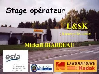 stage op rateur