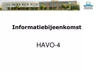 informatiebijeenkomst