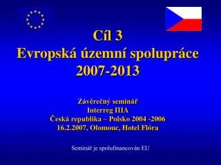 semin je spolufinancov n eu