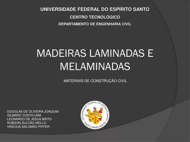 madeiras laminadas e melaminadas