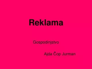 reklama