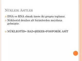 n kleik asitler