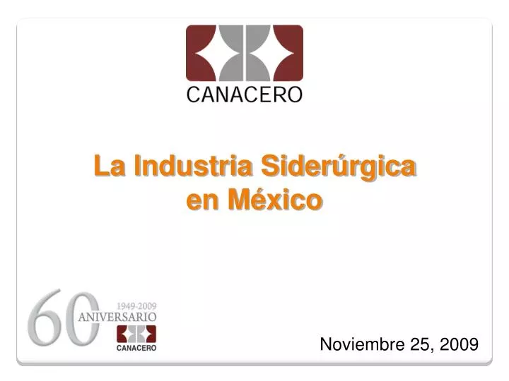 la industria sider rgica en m xico