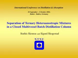Separation of Ternary Heteroazeotropic Mixtures in a Closed Multivessel Batch Distillation Column