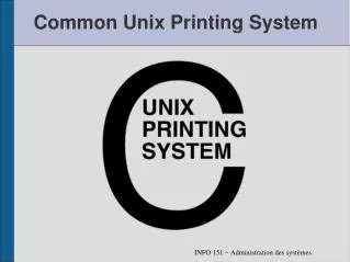 common unix printing system