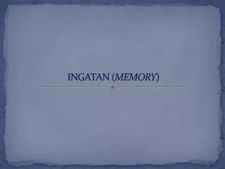 ingatan memory