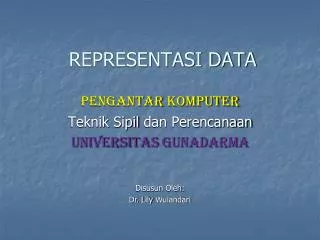 representasi data