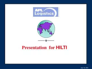 Presentation for HILTI