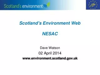Scotland's Environment Web NESAC