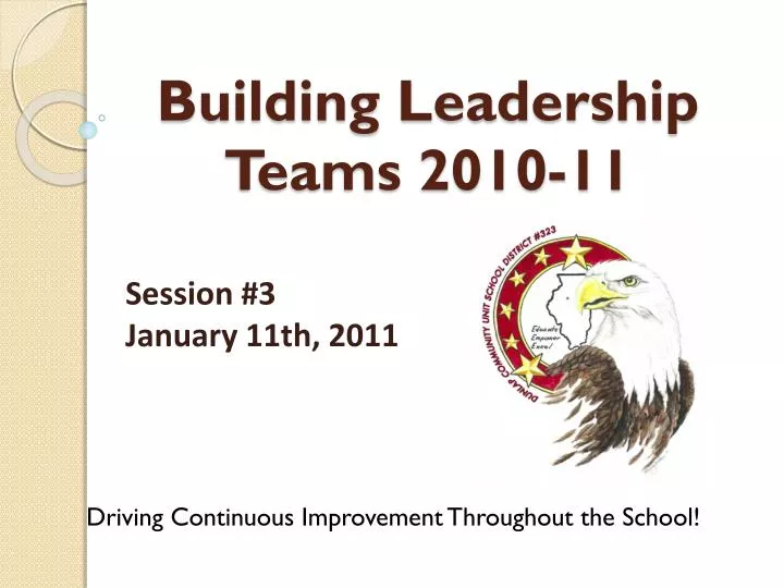 building leadership teams 2010 11