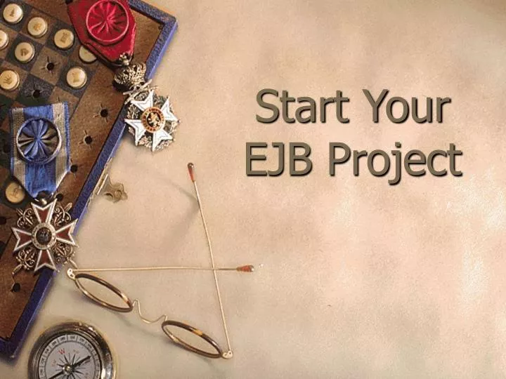 start your ejb project
