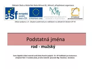 podstatn jm na