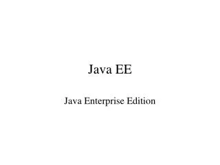 java ee