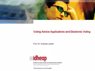 Voting Advice Applications and Electronic Voting