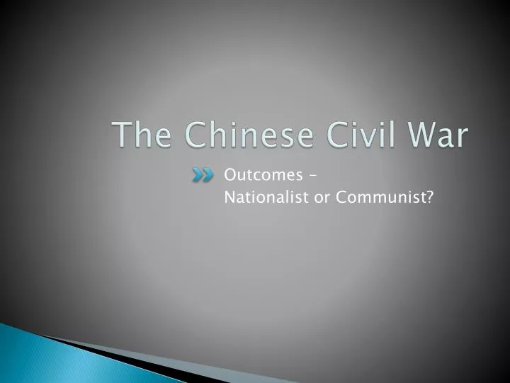 the chinese civil war