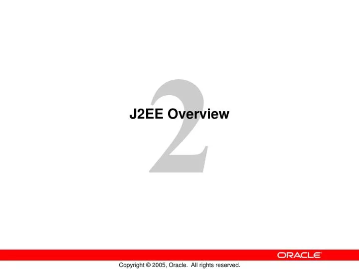 j2ee overview