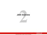 J2EE Overview - slide 1