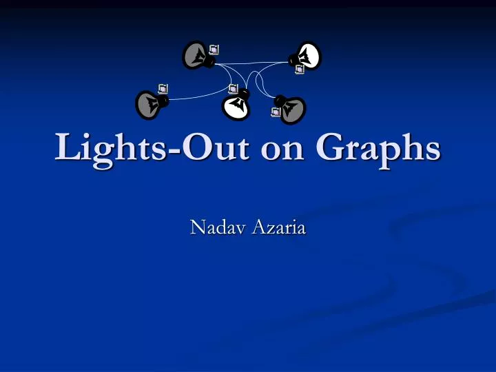 lights out on graphs