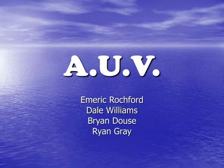 a u v